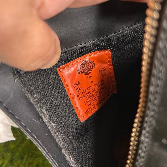 Harley Davidson Women's Amherst Short Biker Boot 8 - Picture 11 of 14